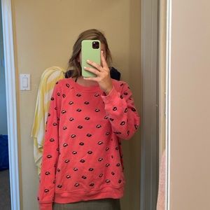 Wildfox Lips Pullover